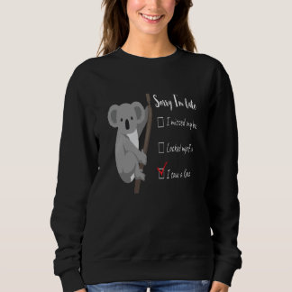 Sweatshirt J'Ai Vu Un Animal Koala Australie Amoureux des ani