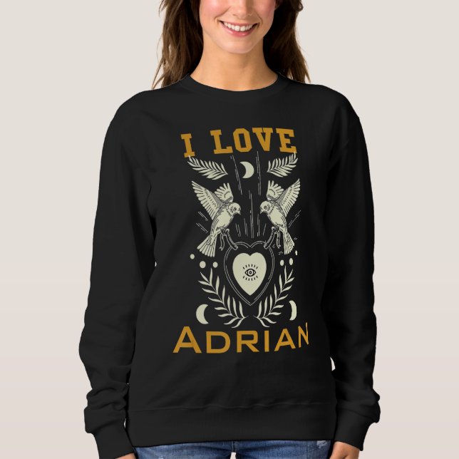 Sweatshirt J'aime Adrian (Devant)