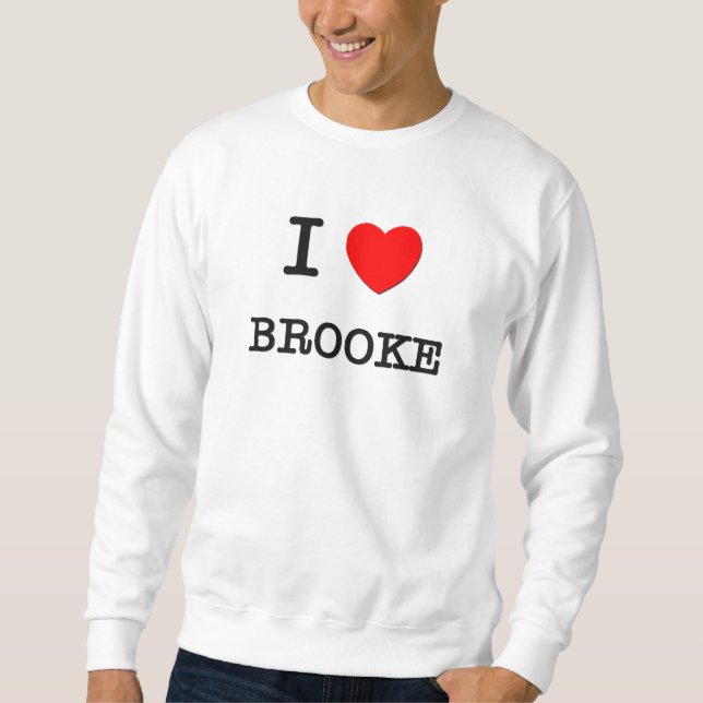 Sweatshirt J'aime Brooke (Devant)