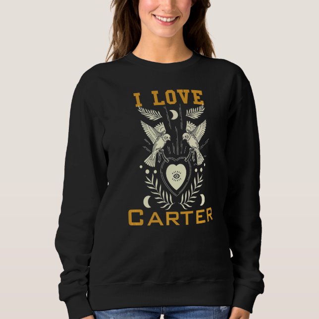 Sweatshirt J'aime Carter (Devant)