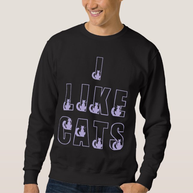 Sweatshirt J'Aime Chats Sweer (Devant)