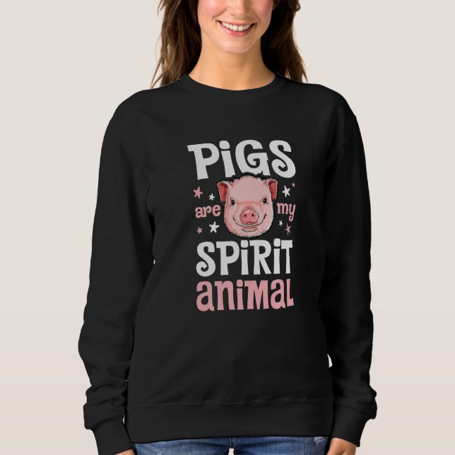 Sweatshirt J'aime Cochons Cochon Fermier Femmes Ferme Animal  (Devant)