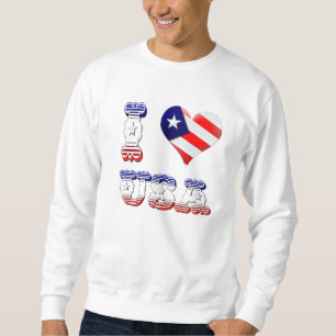 Sweatshirt J'aime des chemises des Etats-Unis