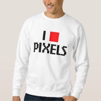 Sweatshirt J'aime des pixels