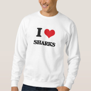 Sweatshirt J'aime des requins