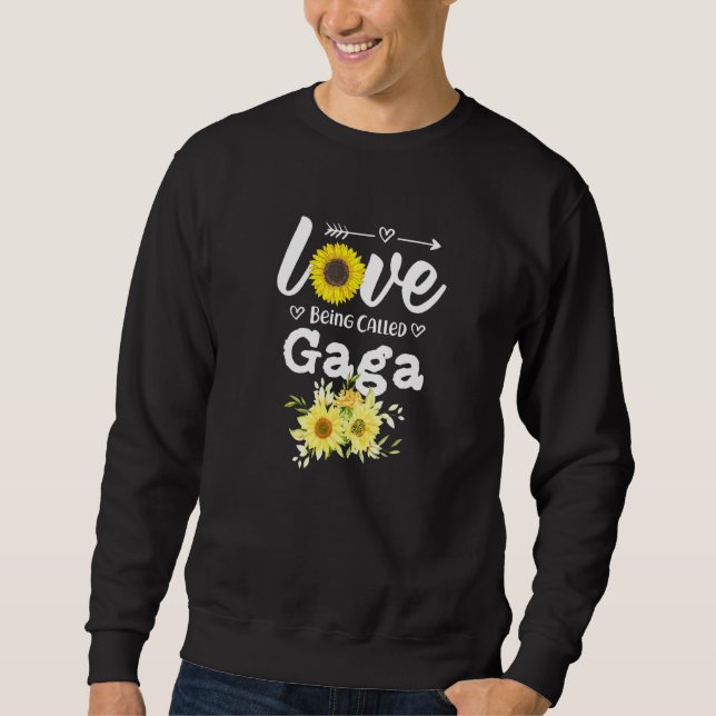 Sweatshirt J'Aime Être Appelé Citation Tournesol (Devant)