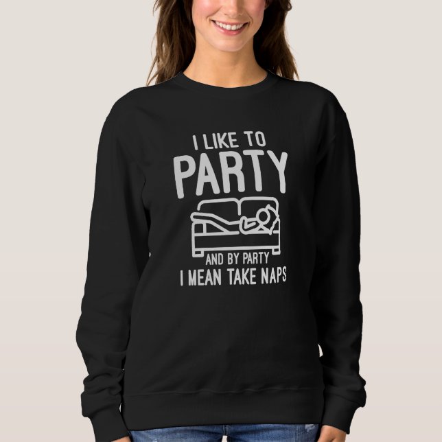 Sweatshirt J'Aime Faire La Fête (Devant)