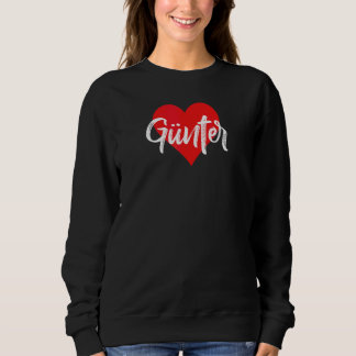 Sweatshirt J'aime Günter prénom Amour Cœur