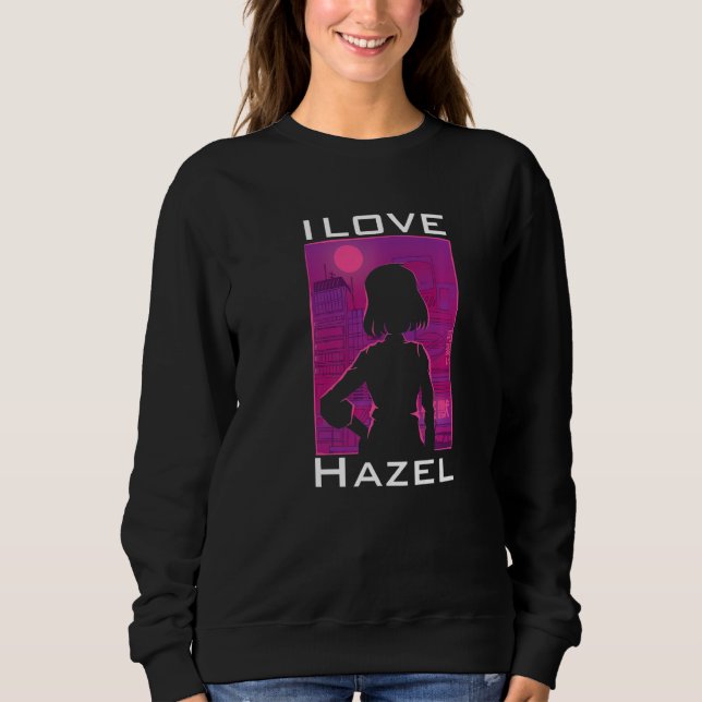 Sweatshirt J'aime Hazel Premium (Devant)