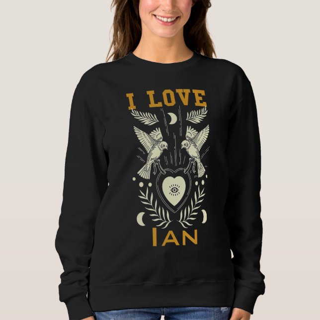 Sweatshirt J'aime Ian (Devant)