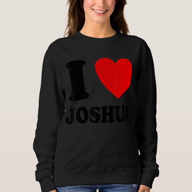Sweatshirt J'aime Joshua (Devant)