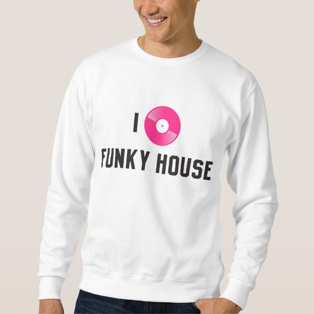 Sweatshirt J'aime la maison géniale (Devant)