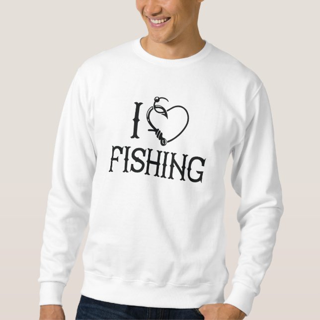 Sweatshirt J'aime la pêche (Devant)