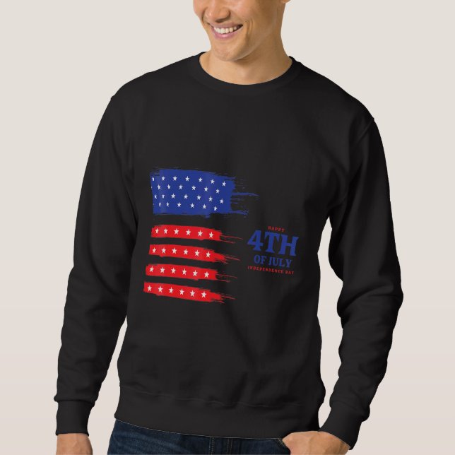 Sweatshirt j'aime l'amérique (Devant)