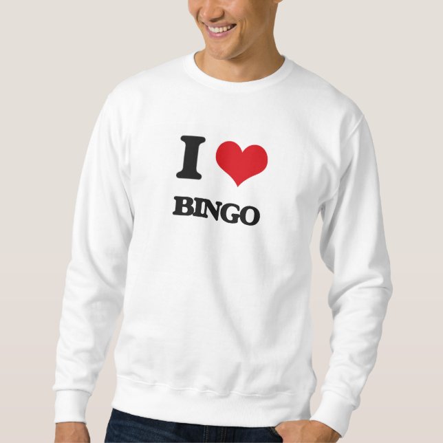 Sweatshirt J'aime le bingo-test (Devant)