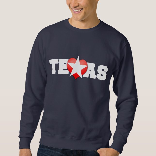 Sweatshirt J'aime le Texas (Devant)
