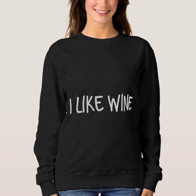Sweatshirt J'Aime Le Vin (Devant)