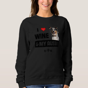 Sweatshirt J'Aime Le Vin Et Mon Aussie Maman Papa Australien