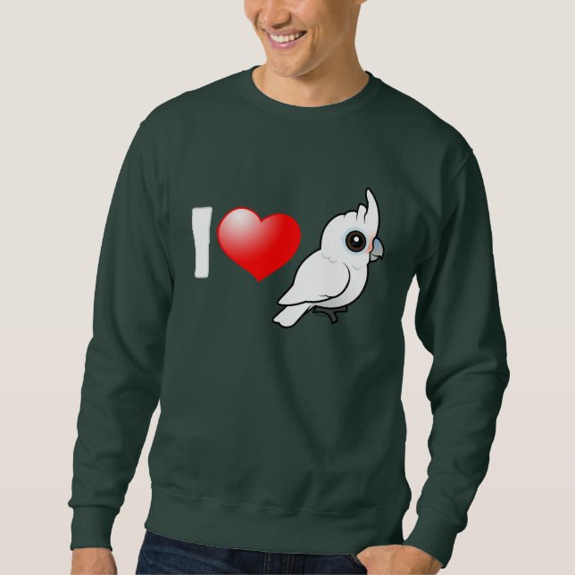 Sweatshirt J'aime les cacatoès de Goffin (Devant)