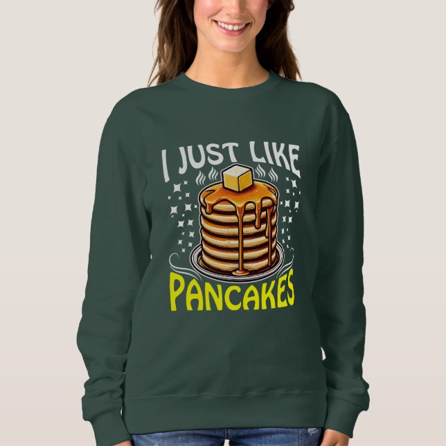Sweatshirt j'aime les crêpes (Devant)