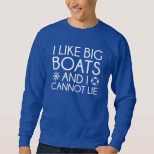 Sweatshirt J'aime les Grands Bateaux