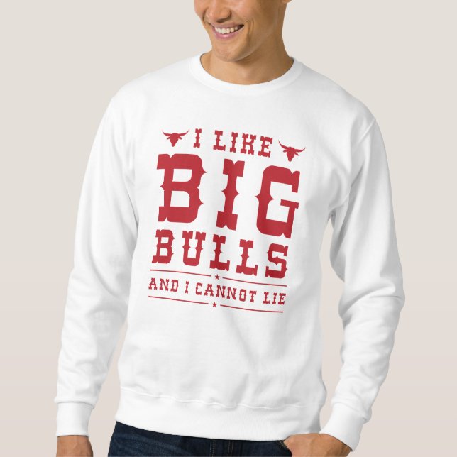 Sweatshirt J'Aime Les Gros Bulles Et Je Ne Peux Pas Mentir (Devant)