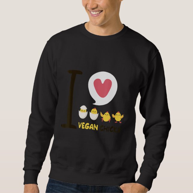 Sweatshirt J'Aime Les Petits Végétans (Devant)