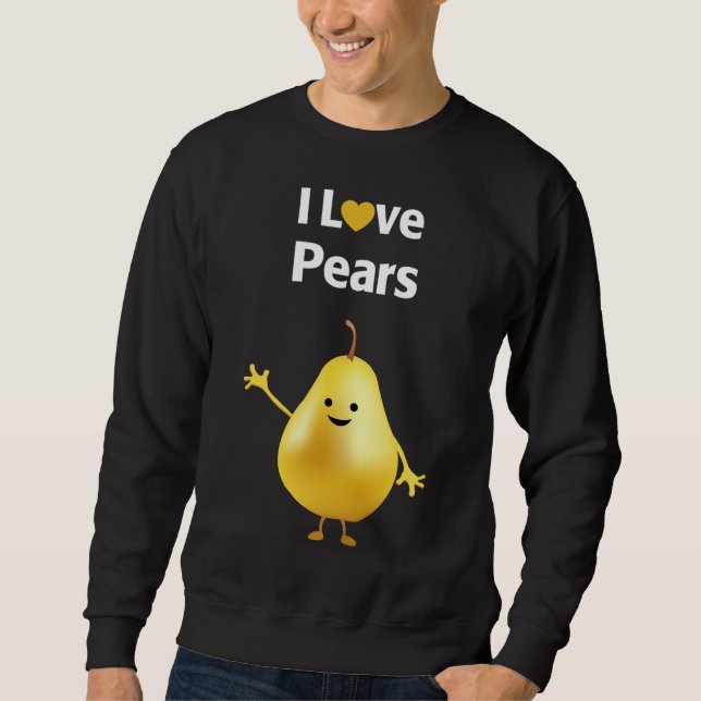 Sweatshirt J'aime les poires (Devant)
