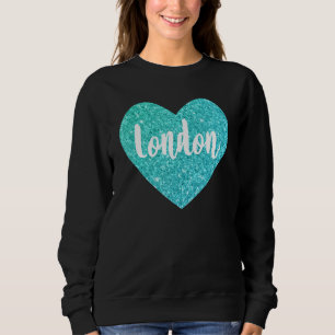 Sweatshirt J'aime Londres Coeur britannique