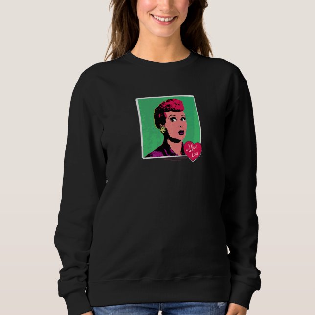 Sweatshirt J'Aime Lucy J'Aime Worhol (Devant)