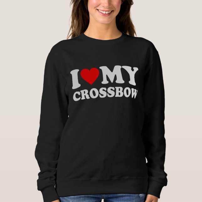 Sweatshirt J'Aime Ma Chasse Au Tir À L'Arc (Devant)