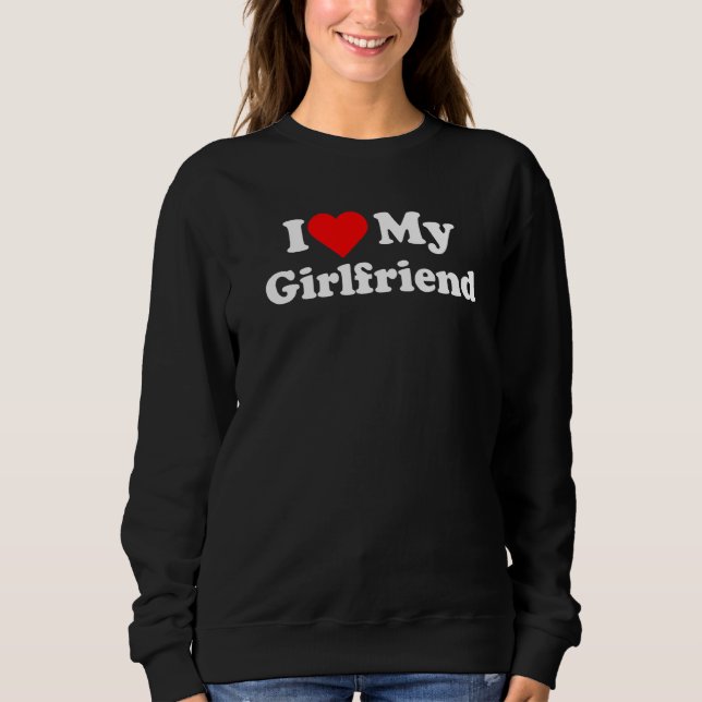 Sweatshirt J'Aime Mon Coeur Fille (Devant)