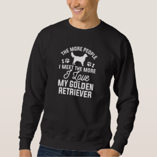 Sweatshirt J'Aime Mon Golden Retriever