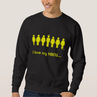 Sweatshirt J'aime mon HBCU (le jaune)