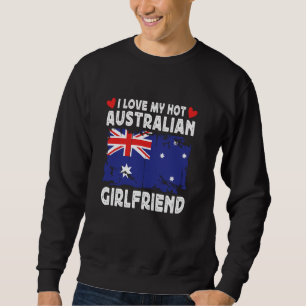 Sweatshirt J'Aime Mon Hot Australian Girlfriend Couple Austra