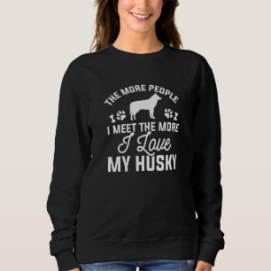 Sweatshirt J'Aime Mon Husky