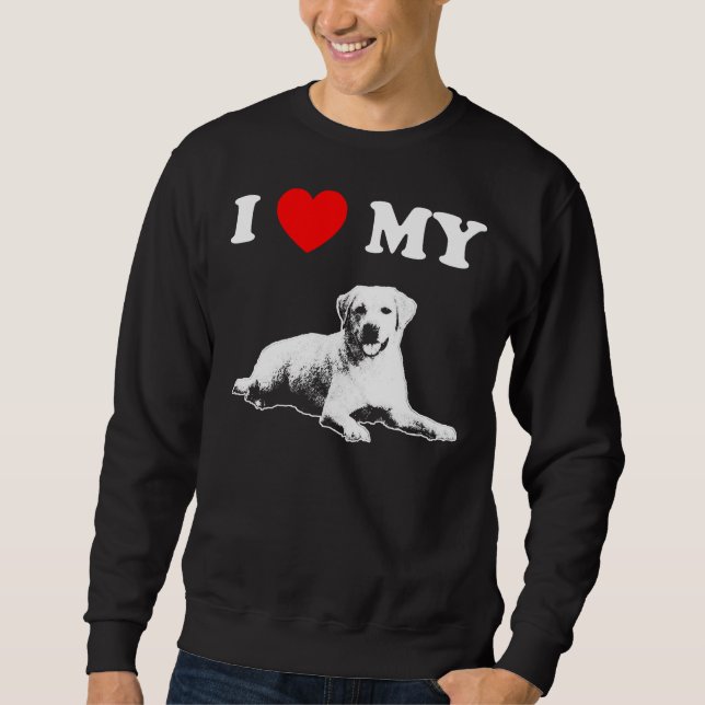 Sweatshirt J'aime mon Labrador 4 (Devant)