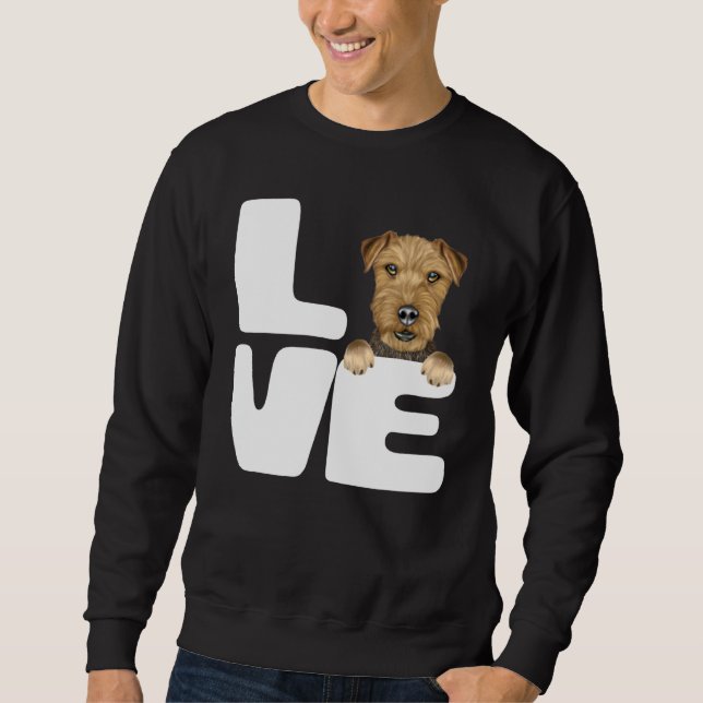 Sweatshirt J'Aime Mon Lakeland Terrier Chien (Devant)
