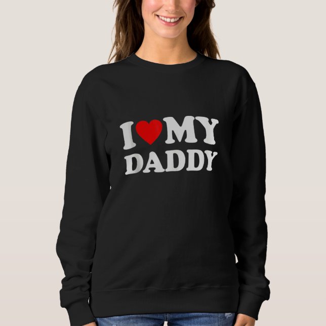Sweatshirt J'Aime Mon Papa (Devant)
