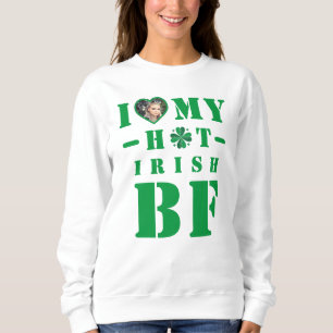 Sweatshirt J'Aime Mon Petit Ami Irlandais Hot