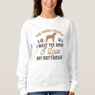 Sweatshirt J'aime mon Rottweiler