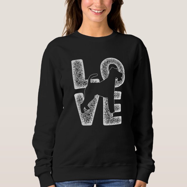 Sweatshirt J'Aime Mon Thème De Chien Terrier Fox (Devant)