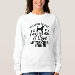 Sweatshirt J'Aime Mon Yorkshire Terrier