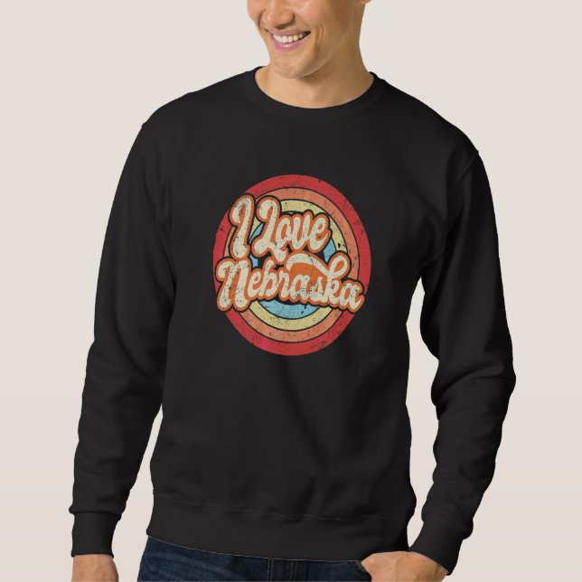 Sweatshirt J'aime Nebraska   (Devant)