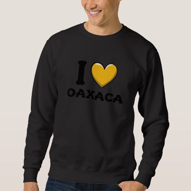 Sweatshirt J'aime Oaxaca Mexique  6 (Devant)