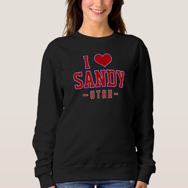 Sweatshirt J'Aime Sandy Utah (Devant)