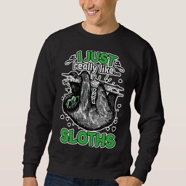 Sweatshirt J'Aime Vraiment Les Machines À Sous Animaux Drôle (Devant)