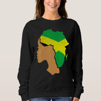 Sweatshirt Jamaïcaine Fier Jamaïque Femmes Vintage Jamaïque