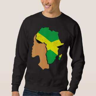 Sweatshirt Jamaïcaine Fier Jamaïque Femmes Vintage Jamaïque