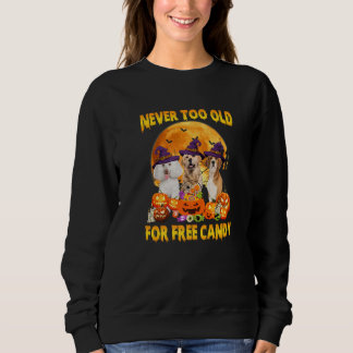 Sweatshirt Jamais trop vieux pour des bonbons gratuits pour c